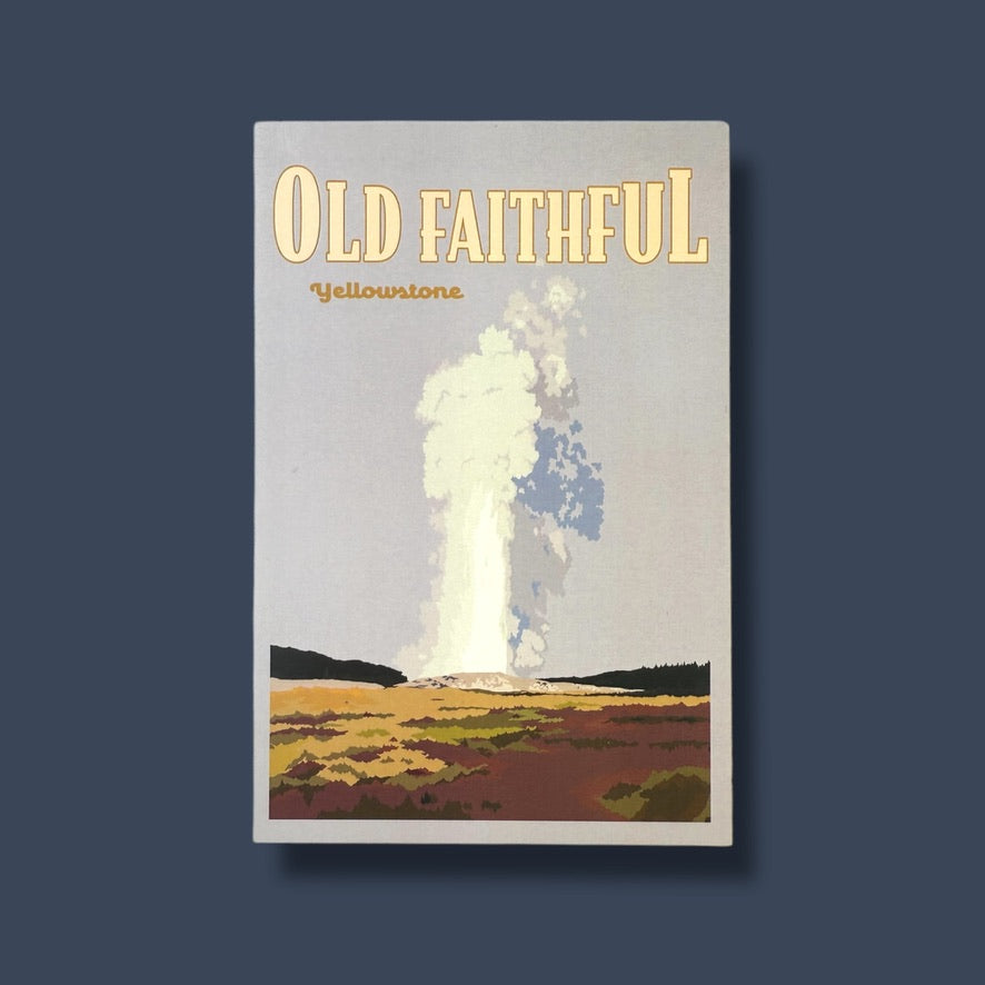 Old Faithful Yellowstone Postcard