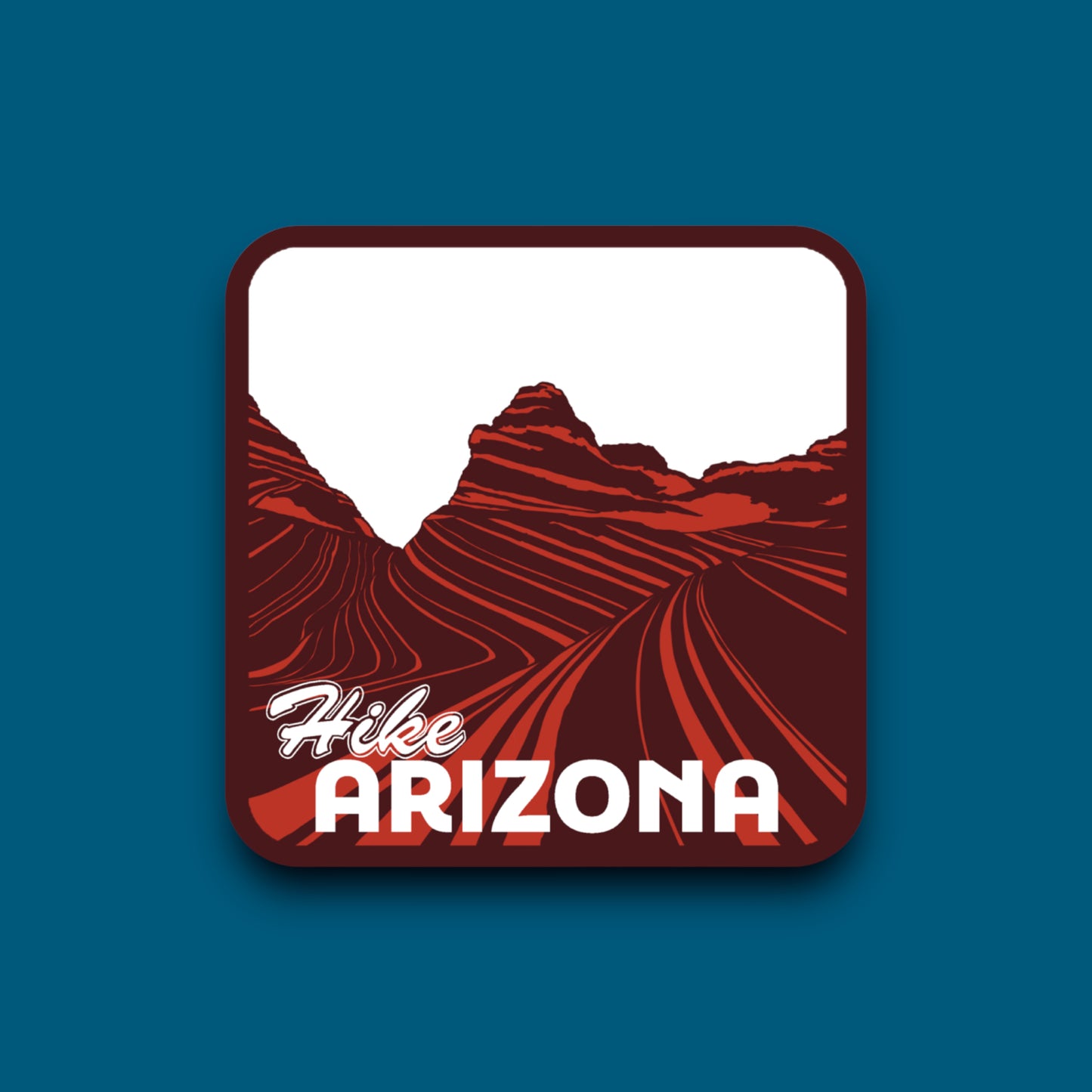 Hike Arizona Sticker (Pack of 12)