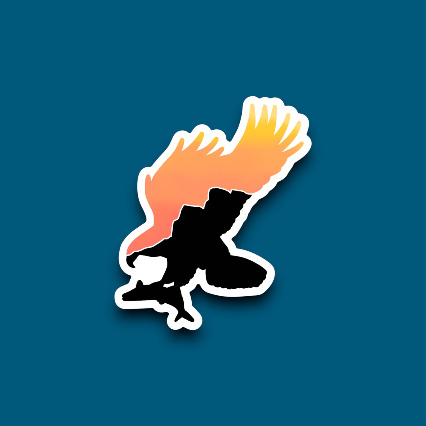 Eagle In Yosemite National Park Sticker (Pack of 12)
