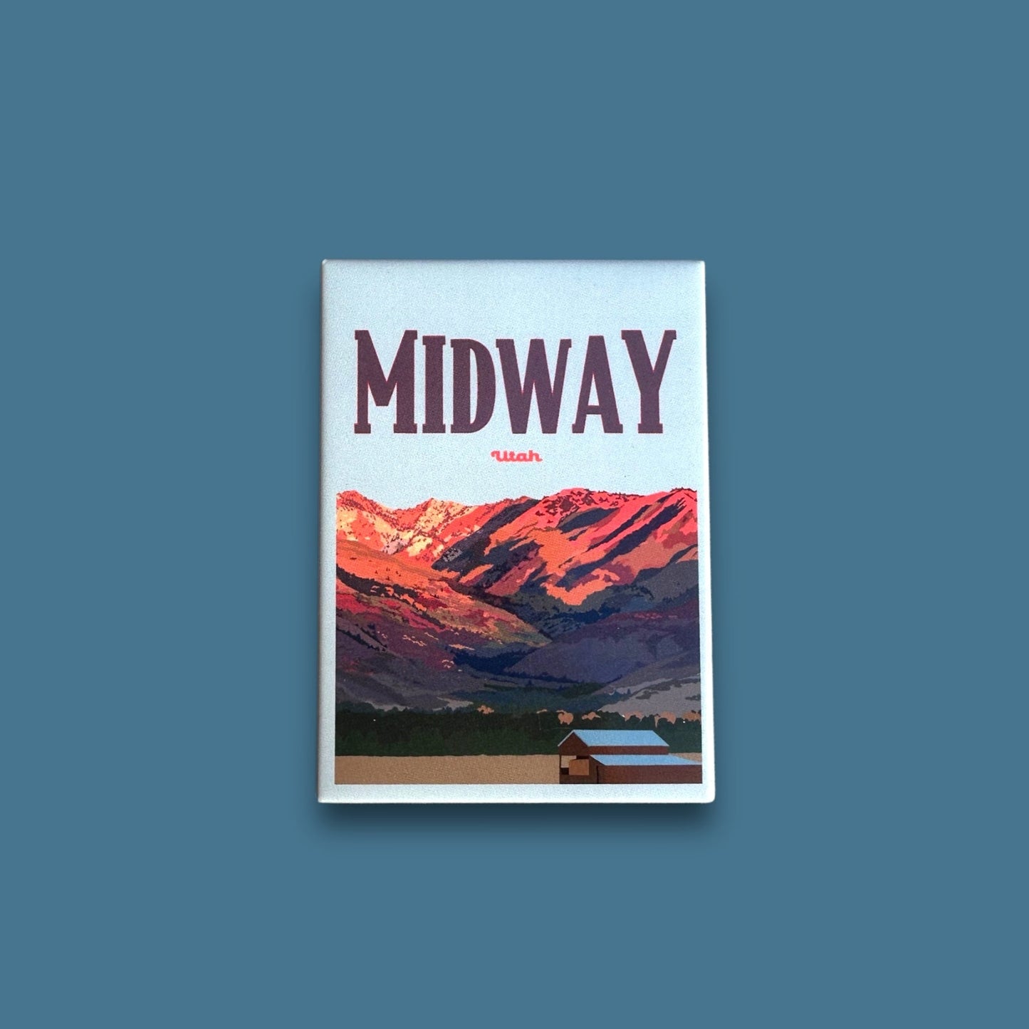 Midway, Utah Fridge Magnet