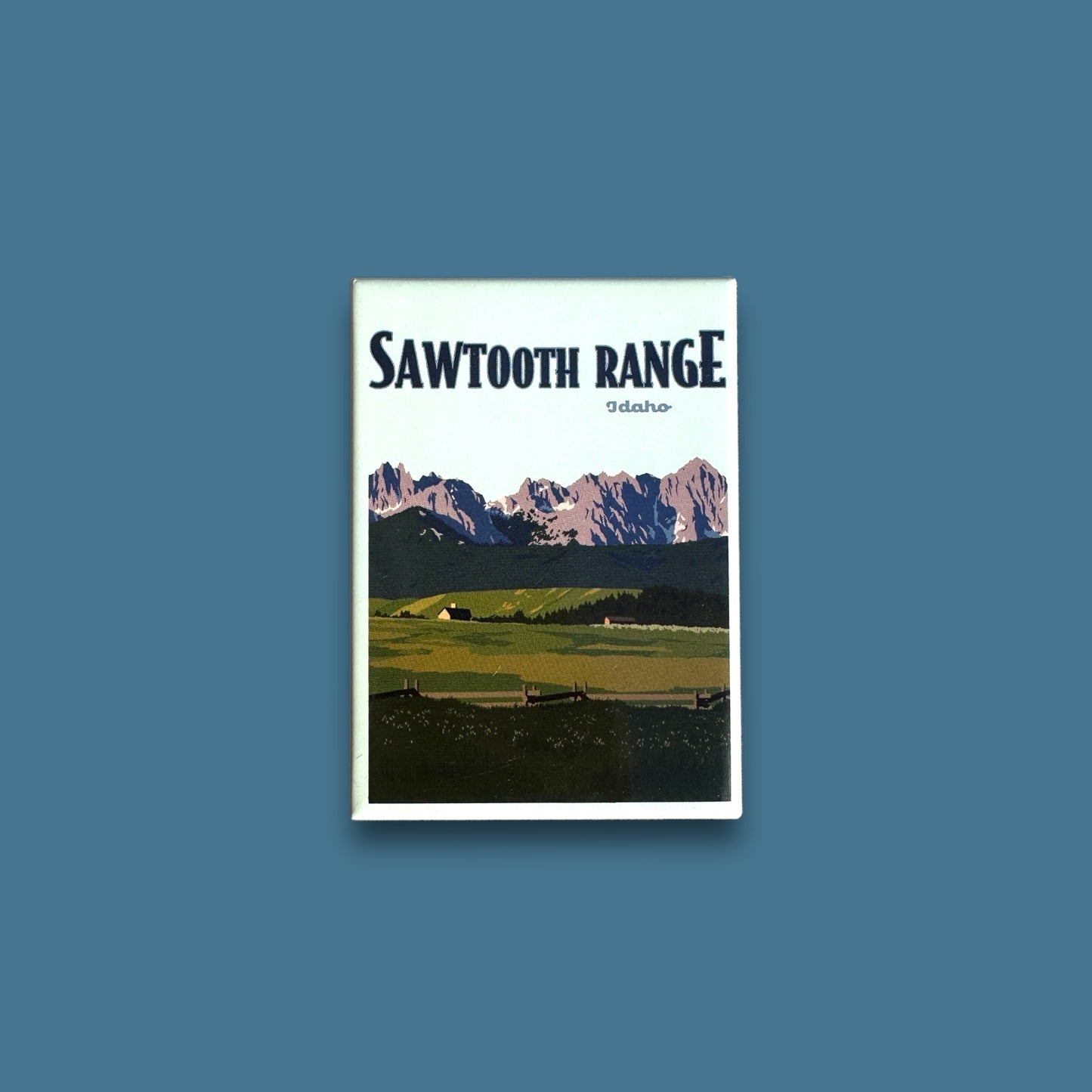 Sawtooth Range, Idaho Fridge Magnet
