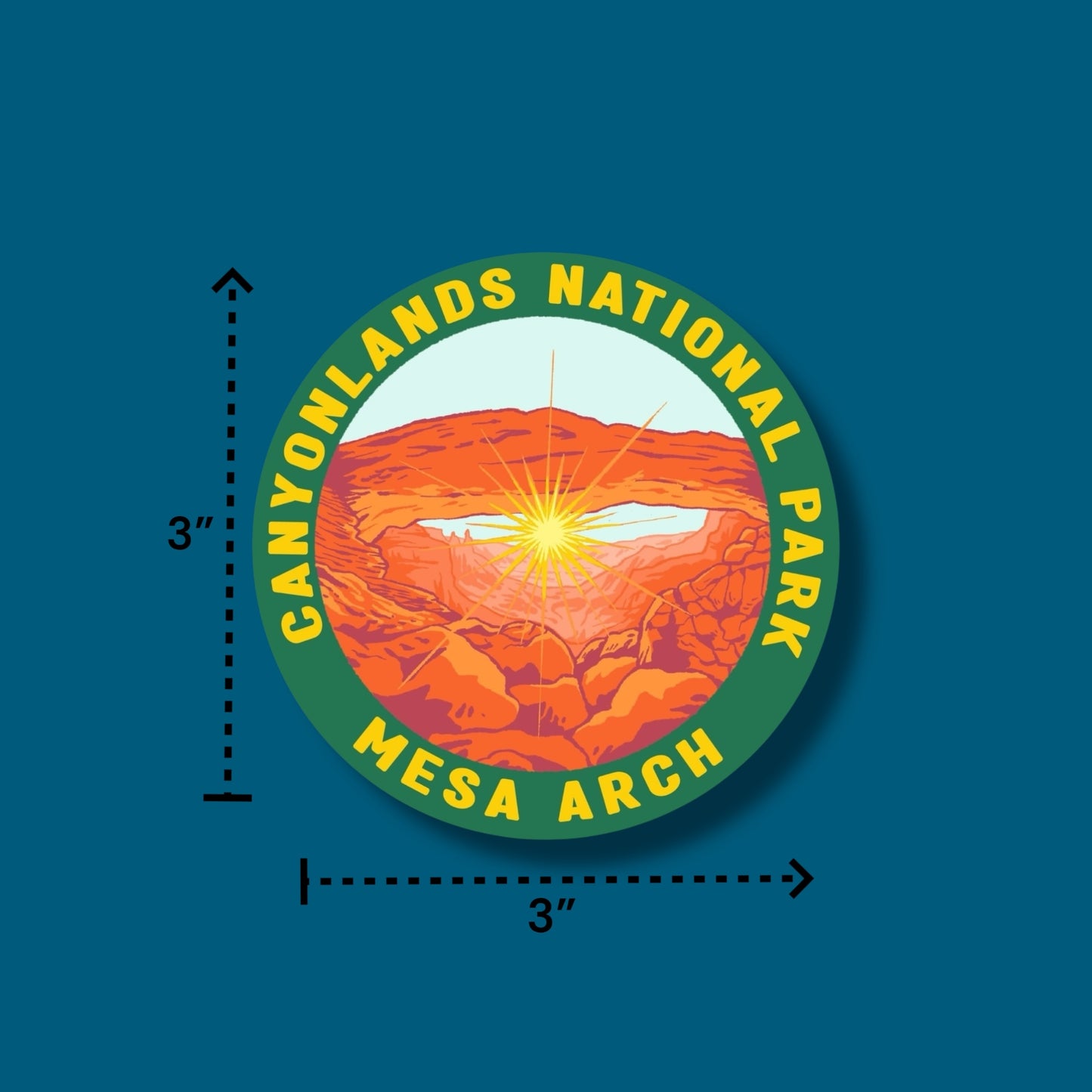 Canyonlands Mesa Arch Sticker
