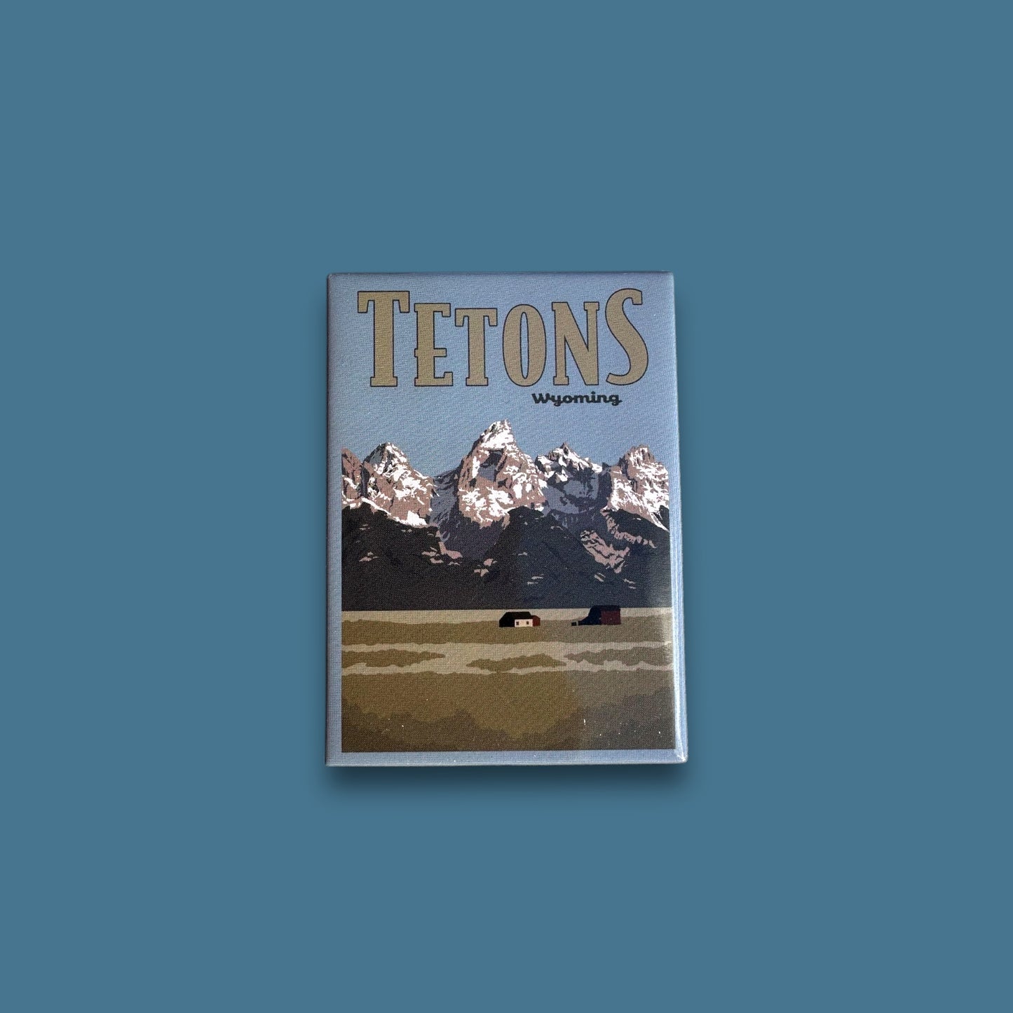 Tetons, Wyoming Fridge Magnet