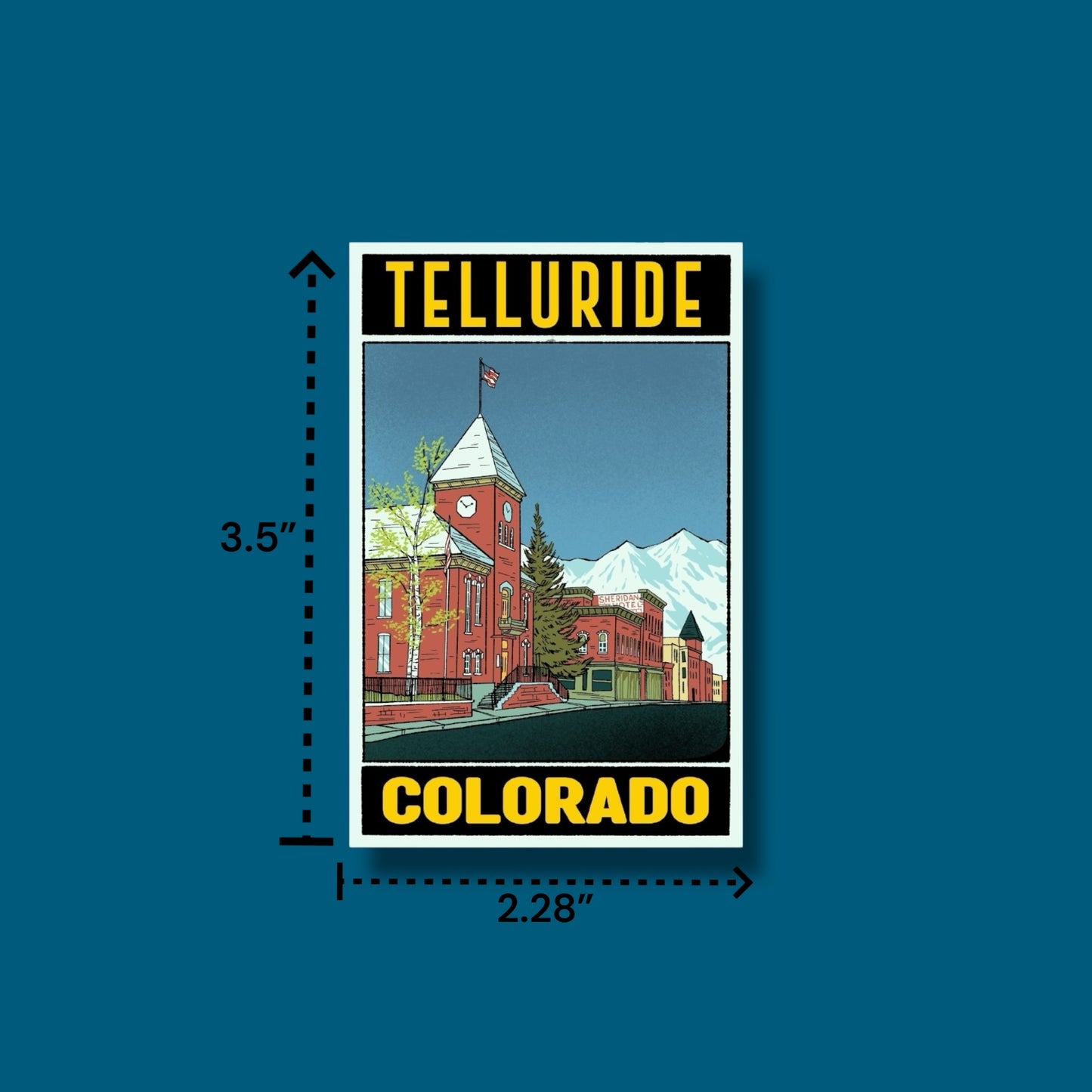 Telluride Colorado Sticker (Pack of 12)