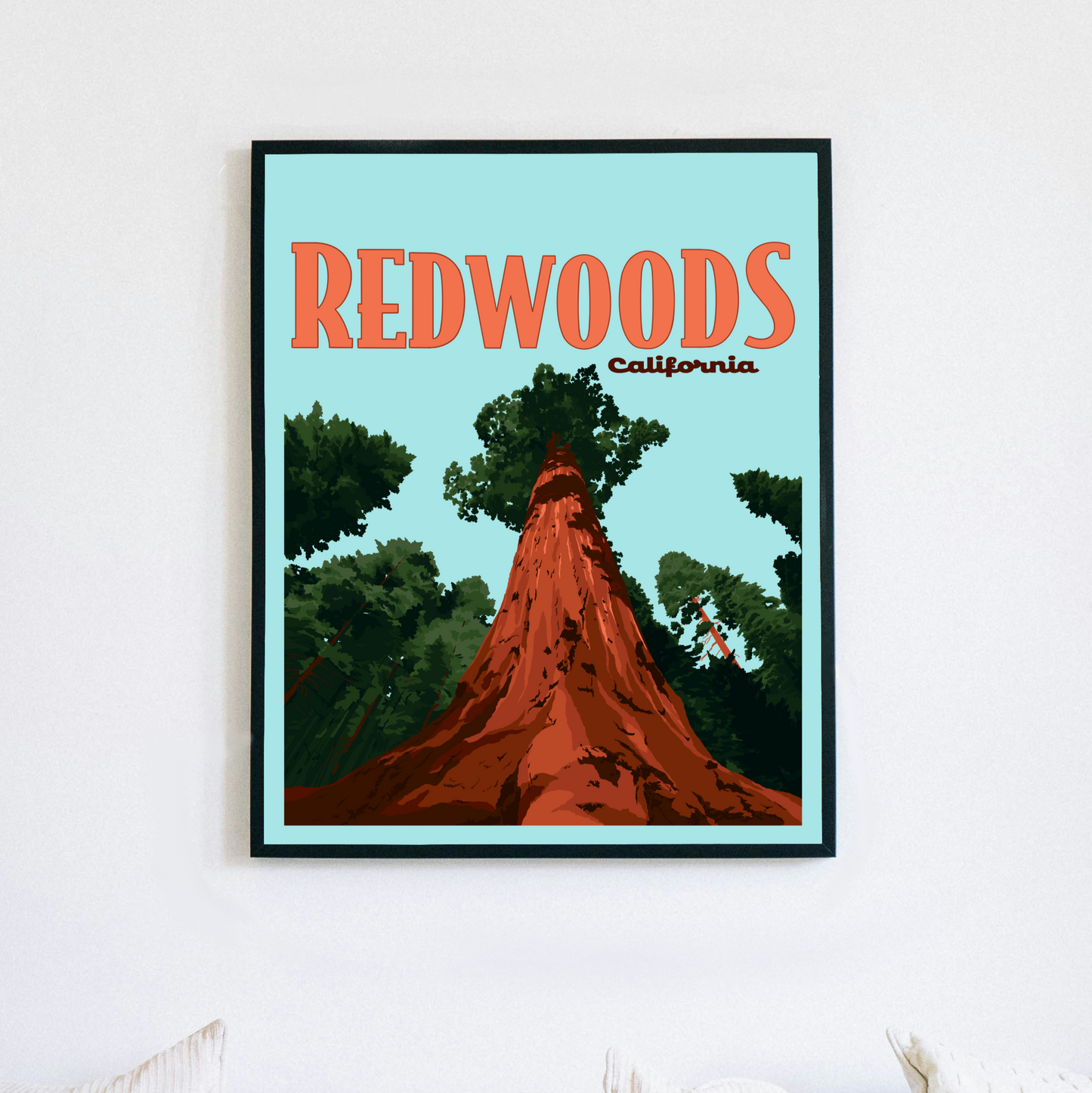 Redwoods California Poster Prints (Pack of 12)