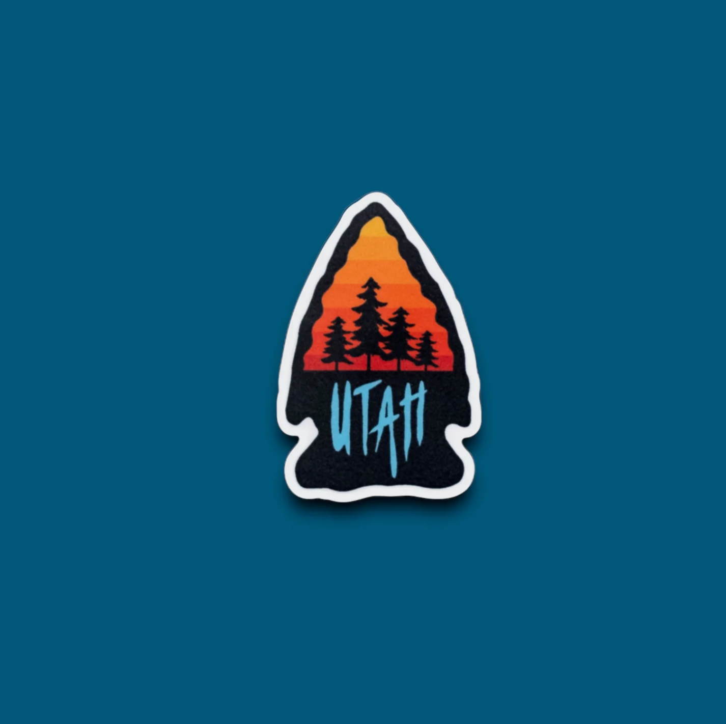 Utah Arrowhead Sticker (Pack of 12)