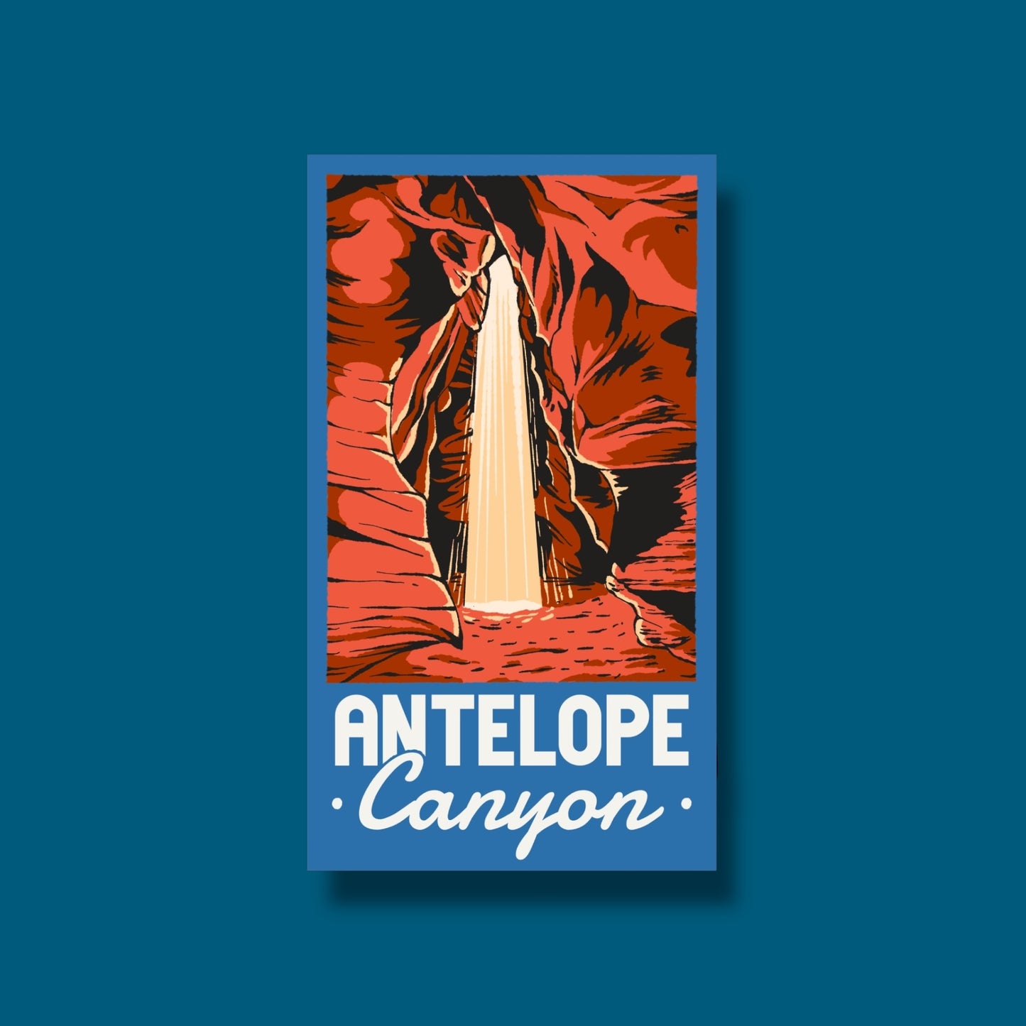 Antelope Narrows Canyon Sticker