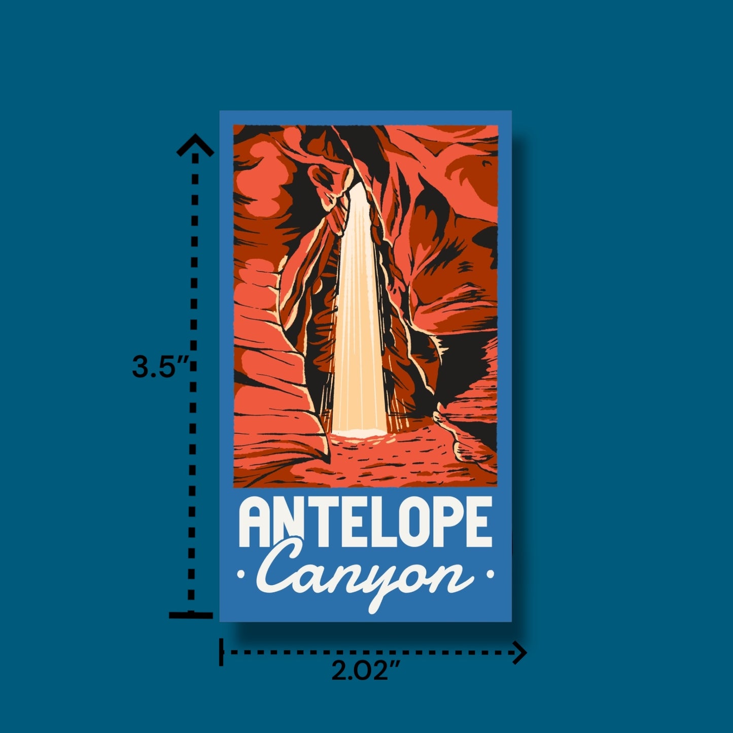 Antelope Narrows Canyon Sticker