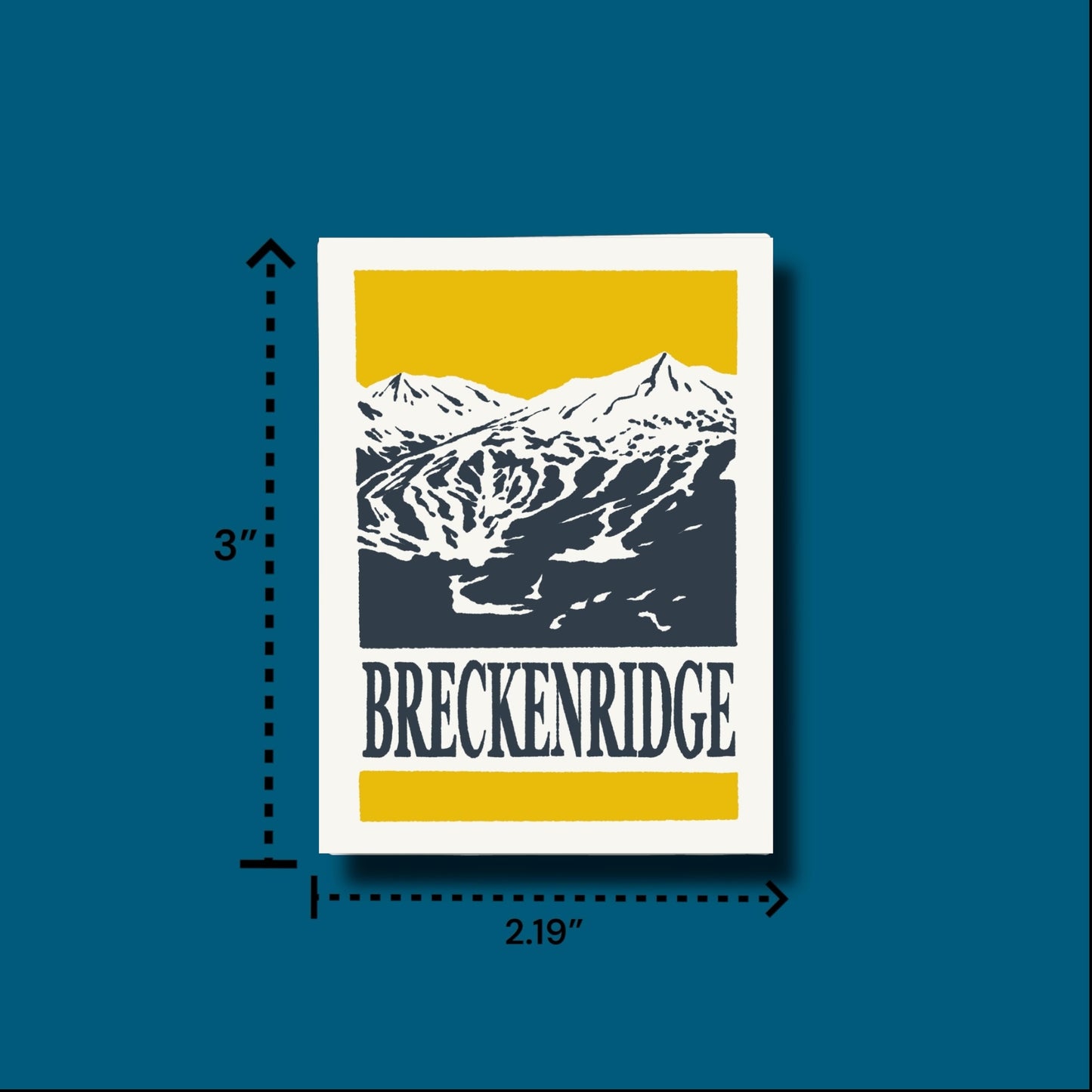 Breckenridge Classic Sticker (Pack of 12)