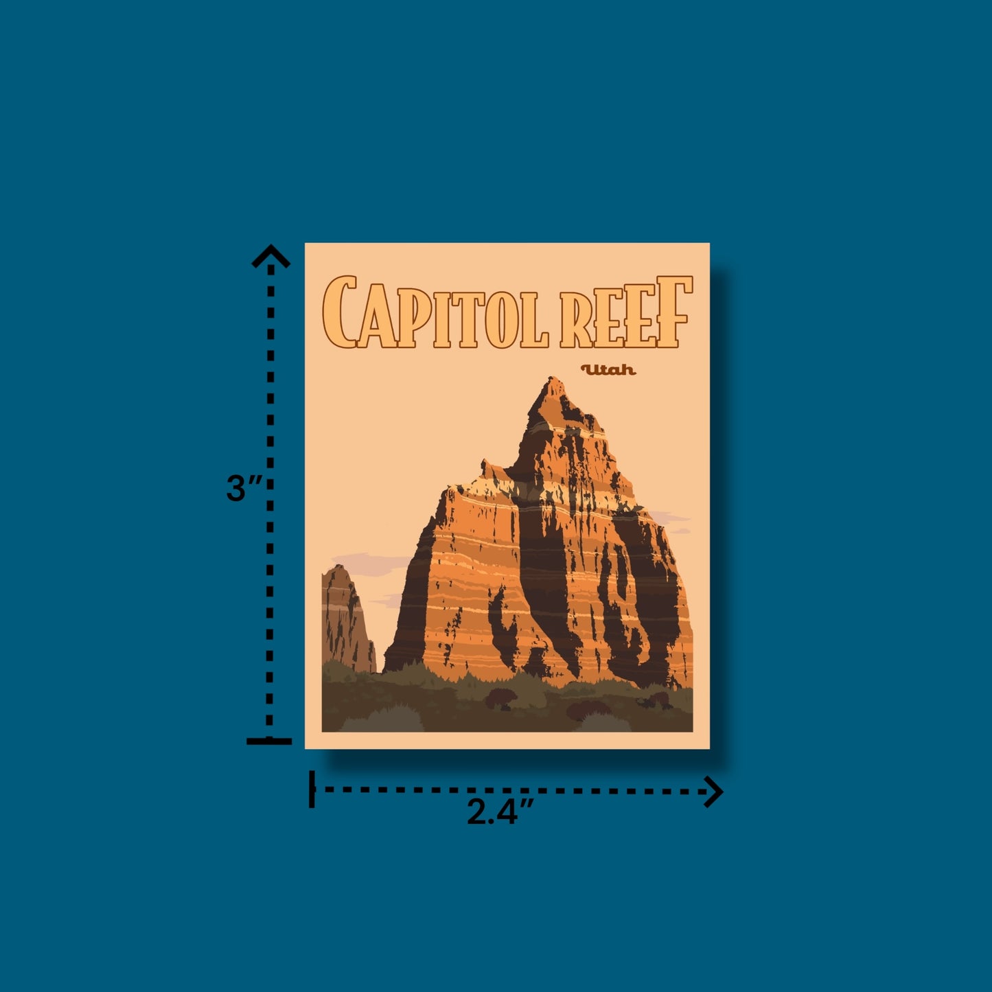 Capitol Reef- Poster Sticker