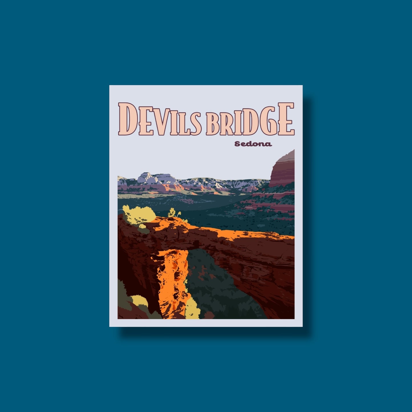 Devils Bridge- Poster Sticker