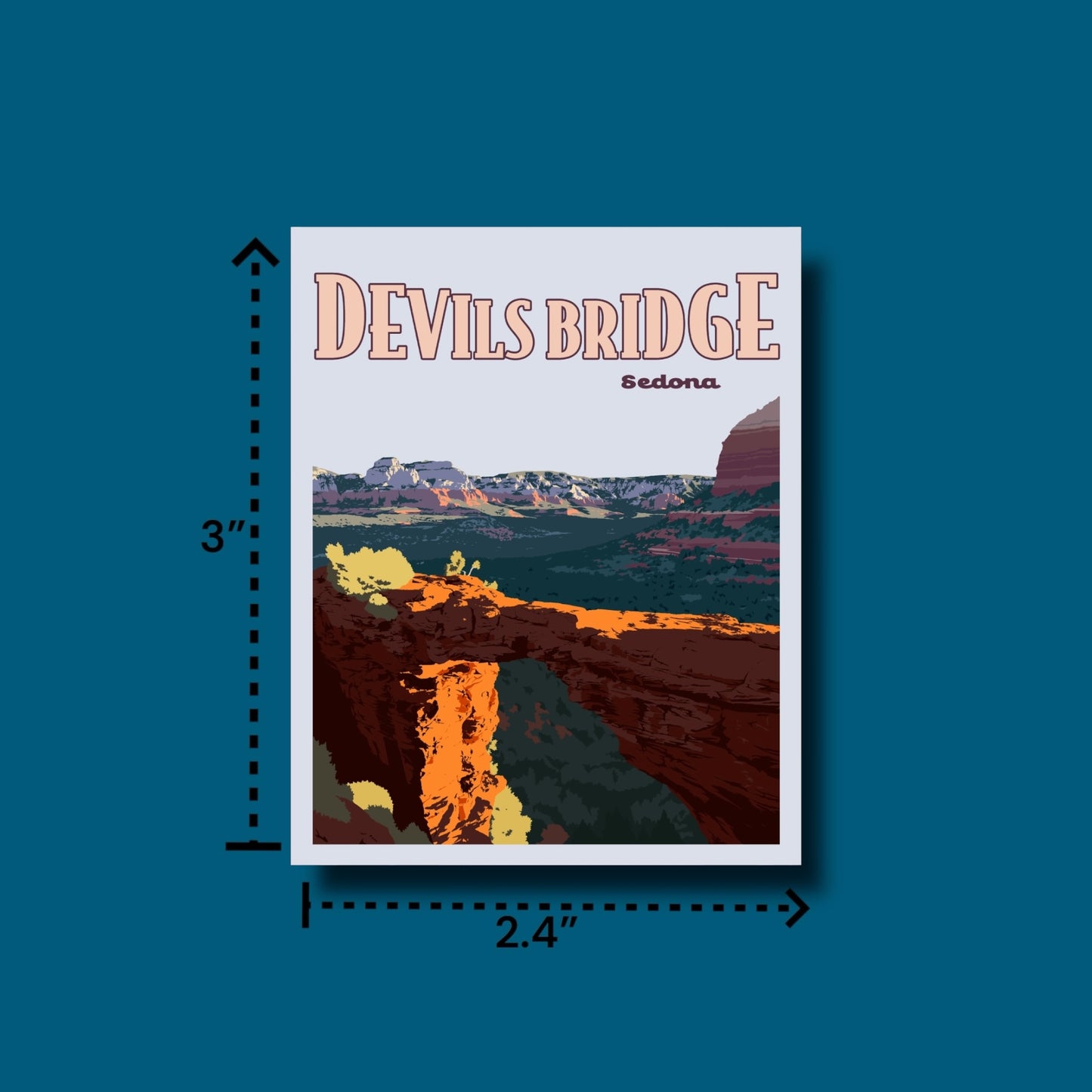 Devils Bridge- Poster Sticker