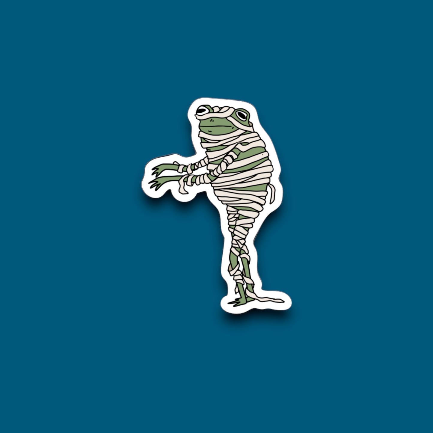 Mummy Frog Sticker