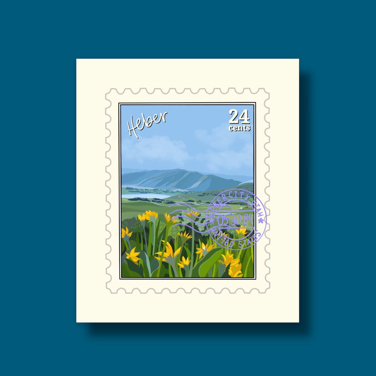 Heber Valley Stamp Sticker