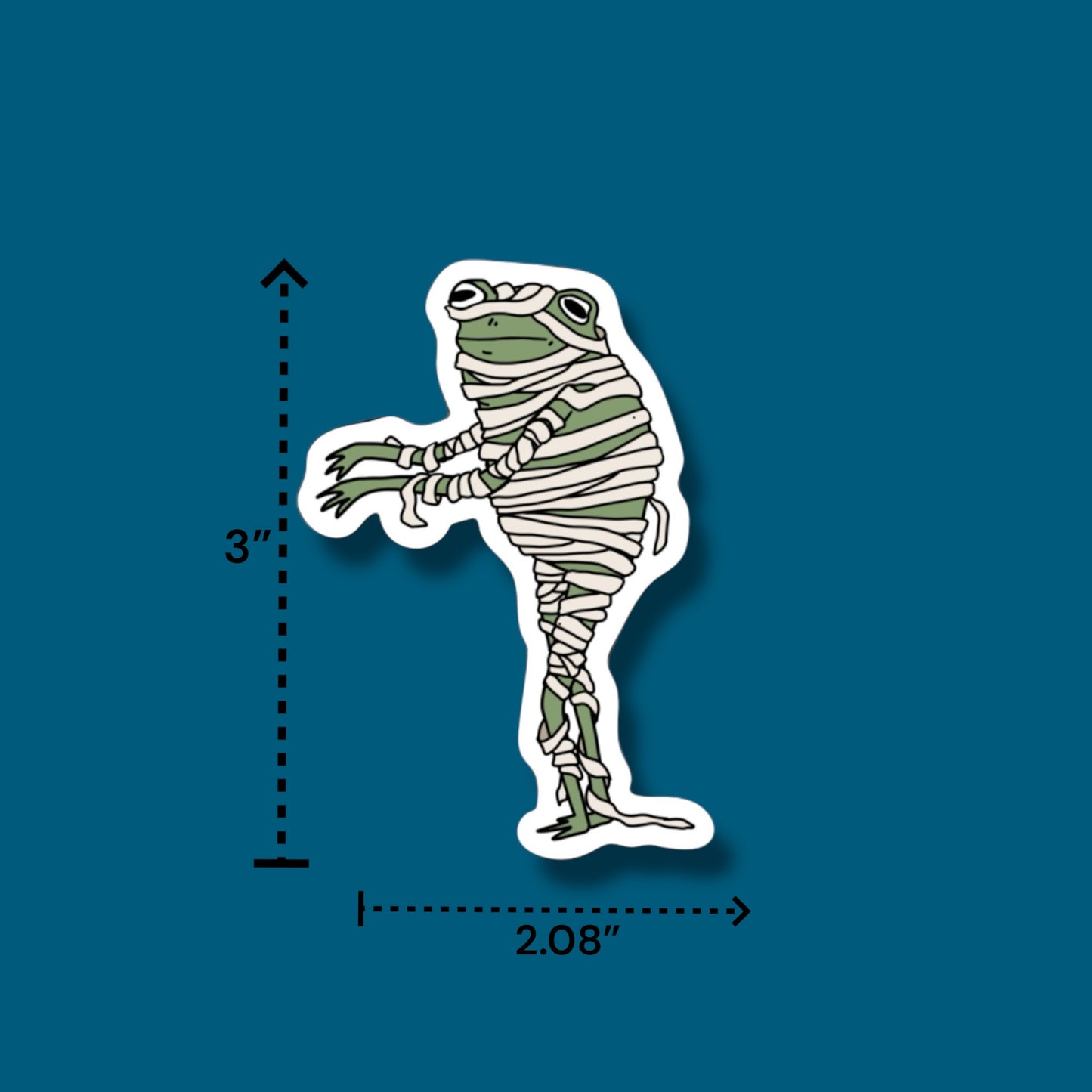 Mummy Frog Sticker