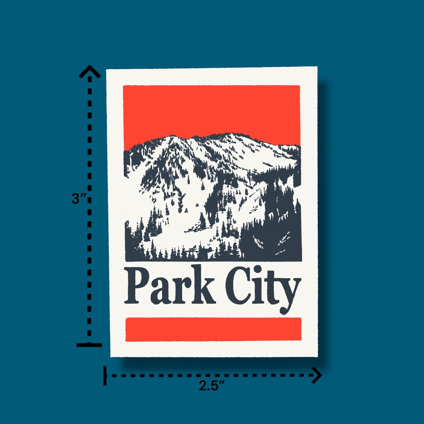Park City Classics Sticker (Pack of 12)