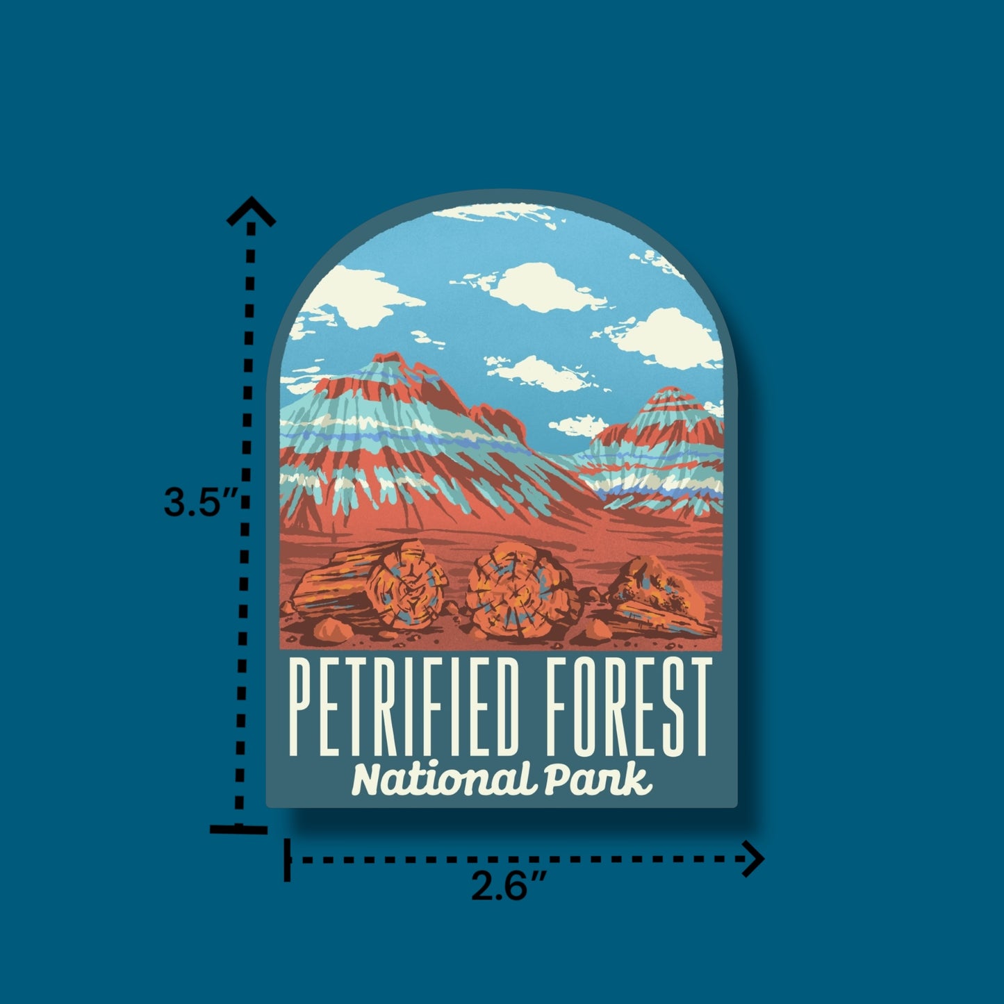 Petrified Forest Arch Sticker