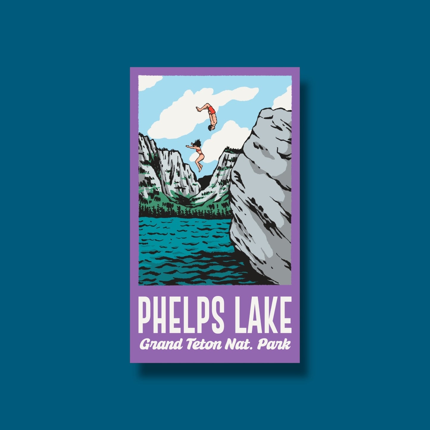 Phelps Lake Diver Sticker