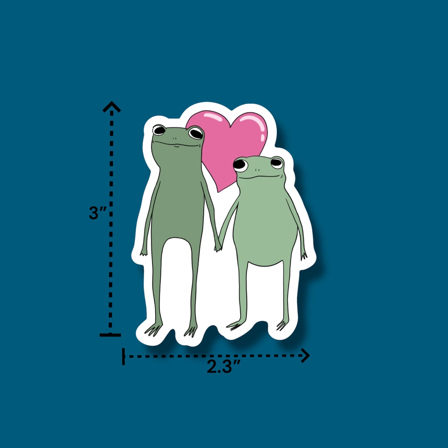 Soulmate Frogs Sticker