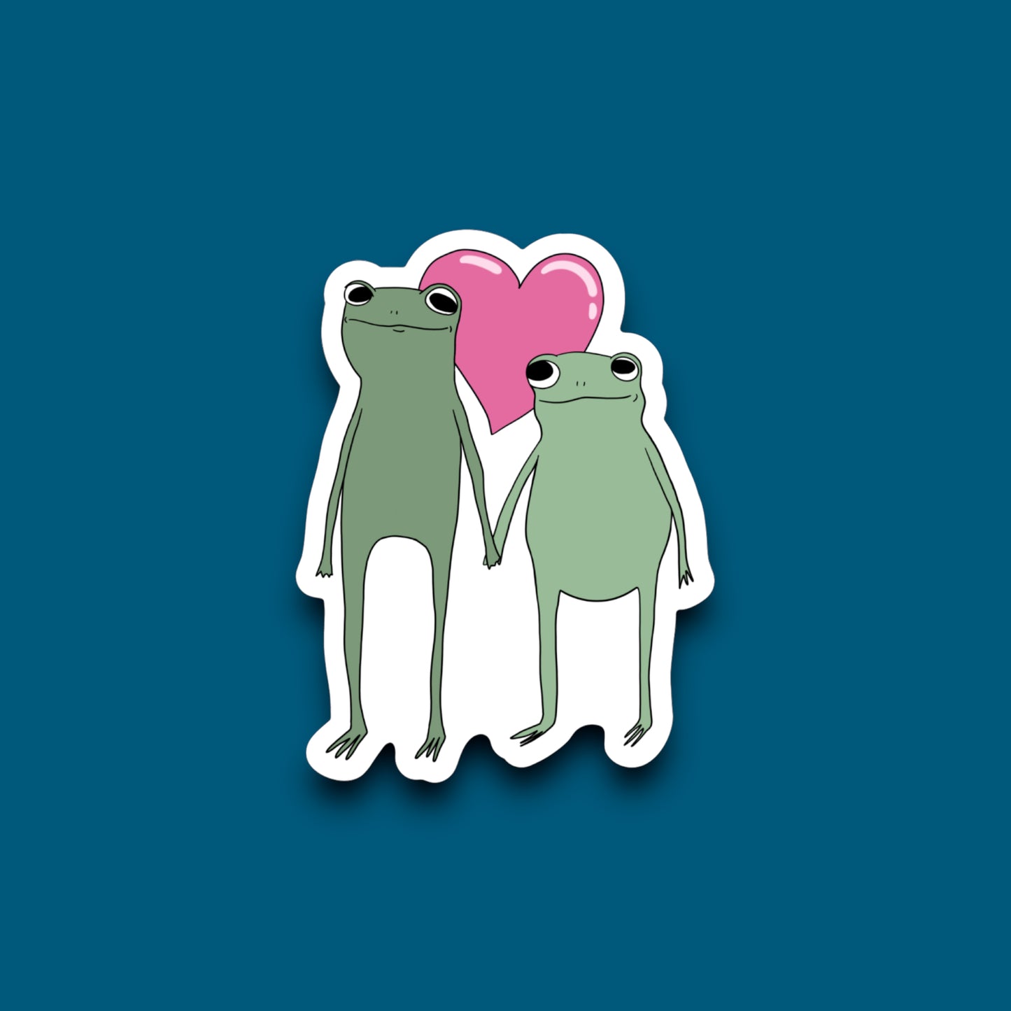 Soulmate Frogs Sticker