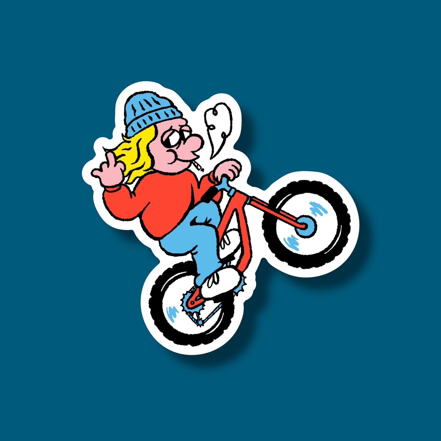 Biking Bum Sticker