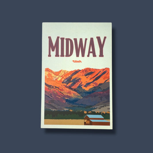 Midway Utah Postcard