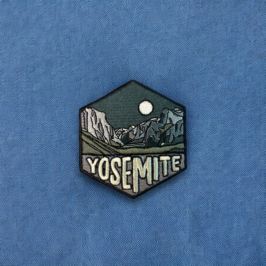 Yosemite National Park, California- Hexagon Embroidered Patch