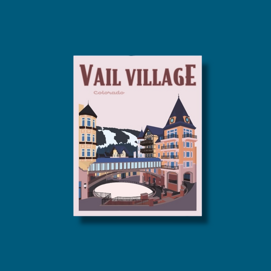 Vail Colorado - Poster Sticker