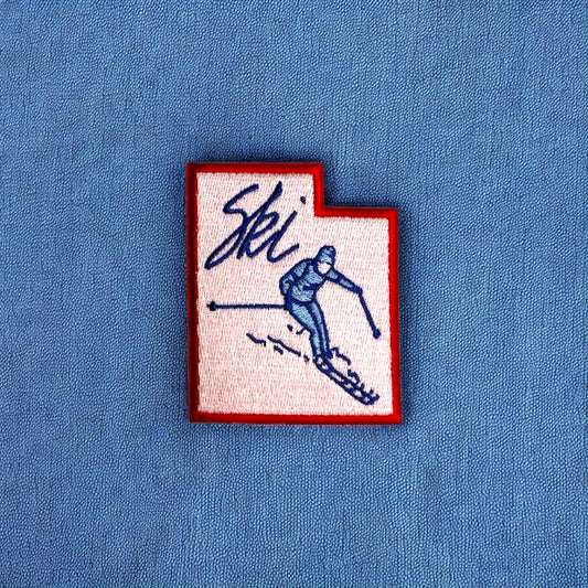 Utah State Skiing- Embroidered Patch