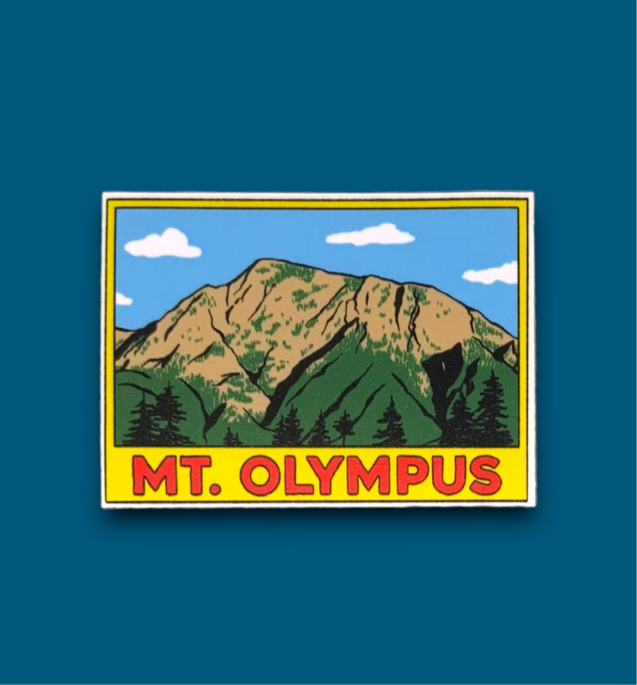 Mt. Olympus Utah Sticker