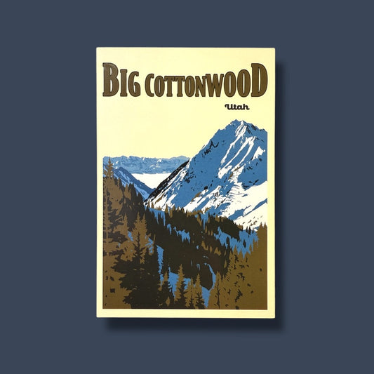 Big Cottonwood Utah Poster Postcard