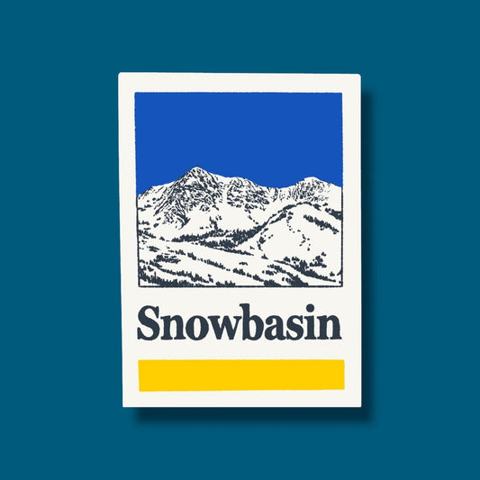 Snowbasin Classic Sticker (Pack of 12)