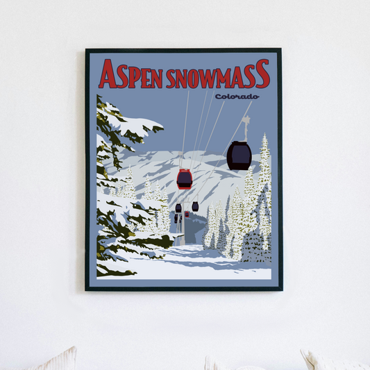 Aspen Snowmass Colorado Poster Print