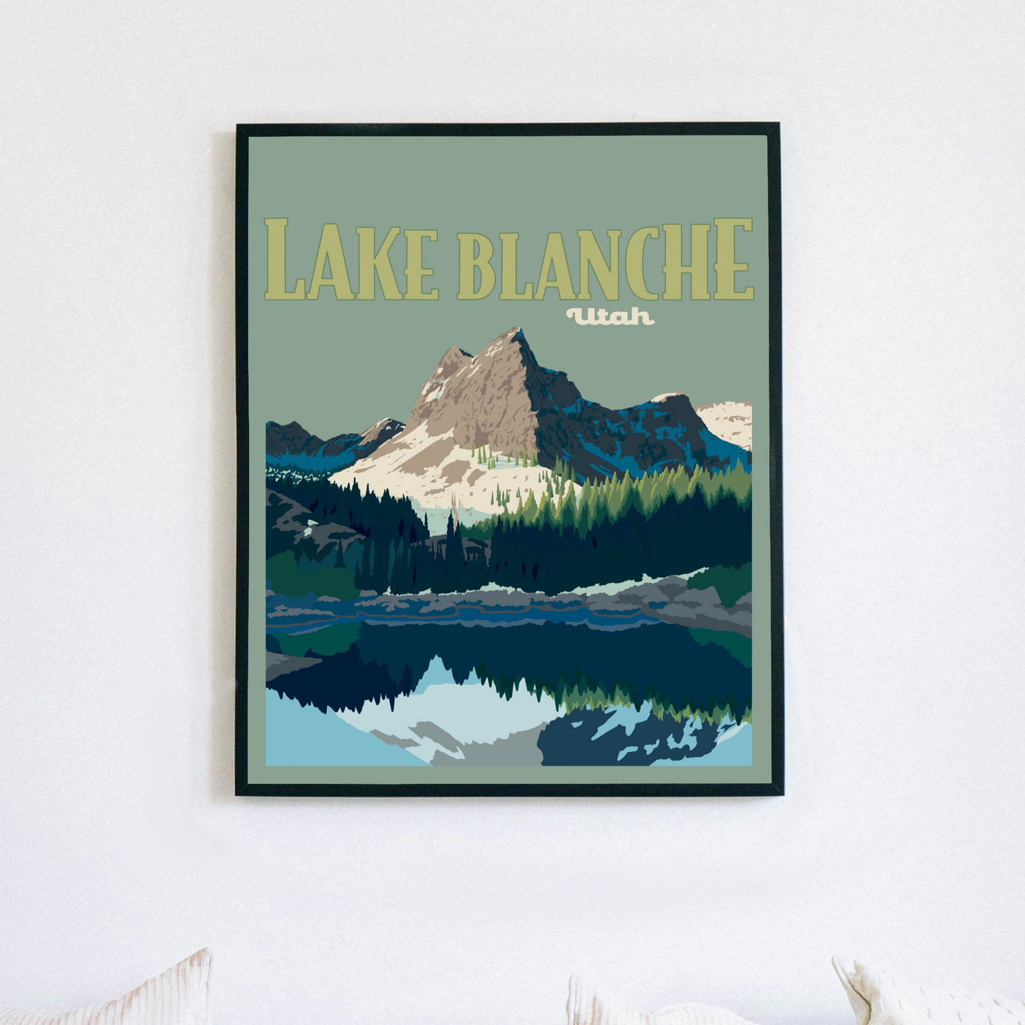 Lake Blanche Utah Poster Print