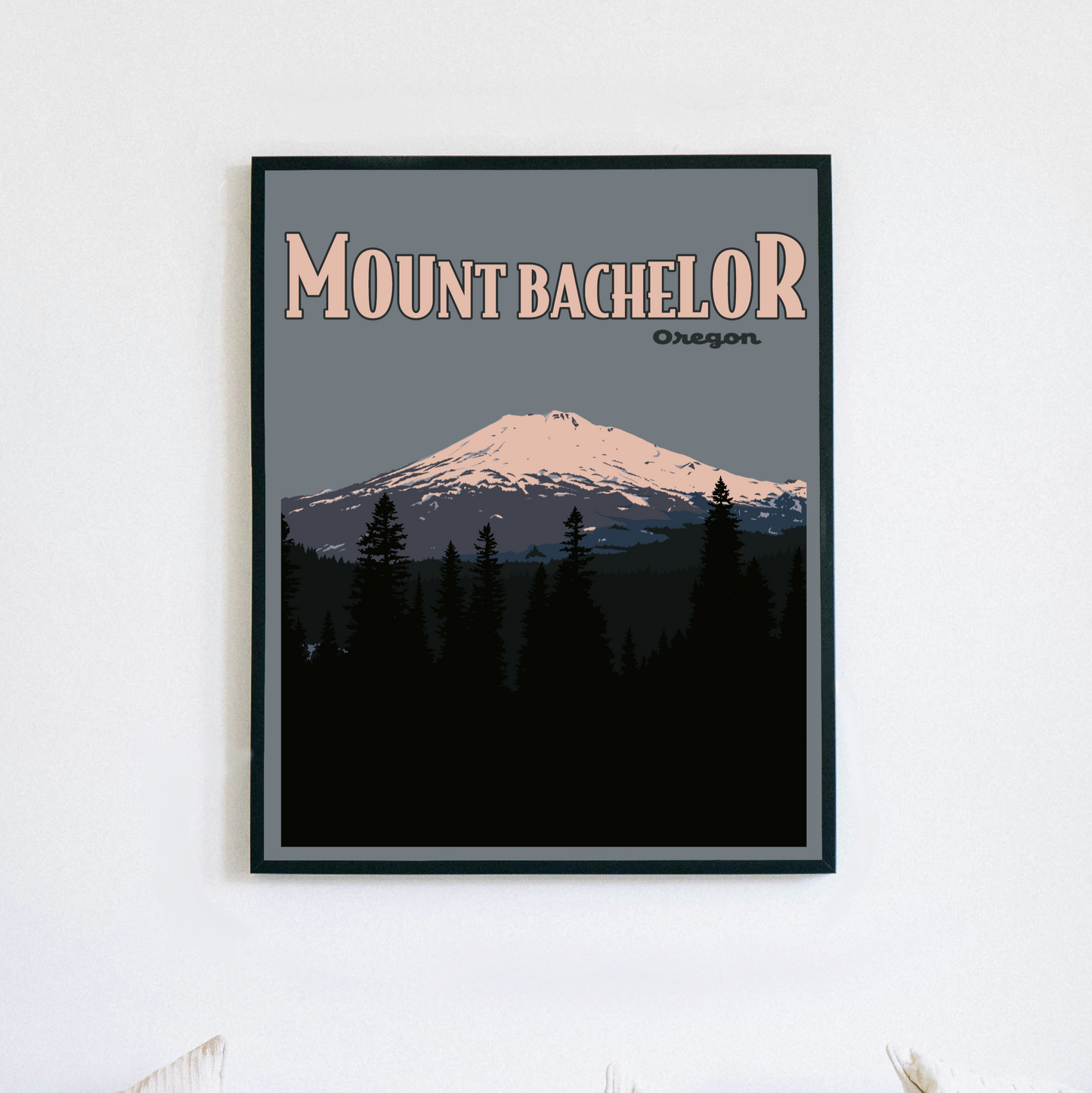 Mount Bachelor Oregon Poster Print