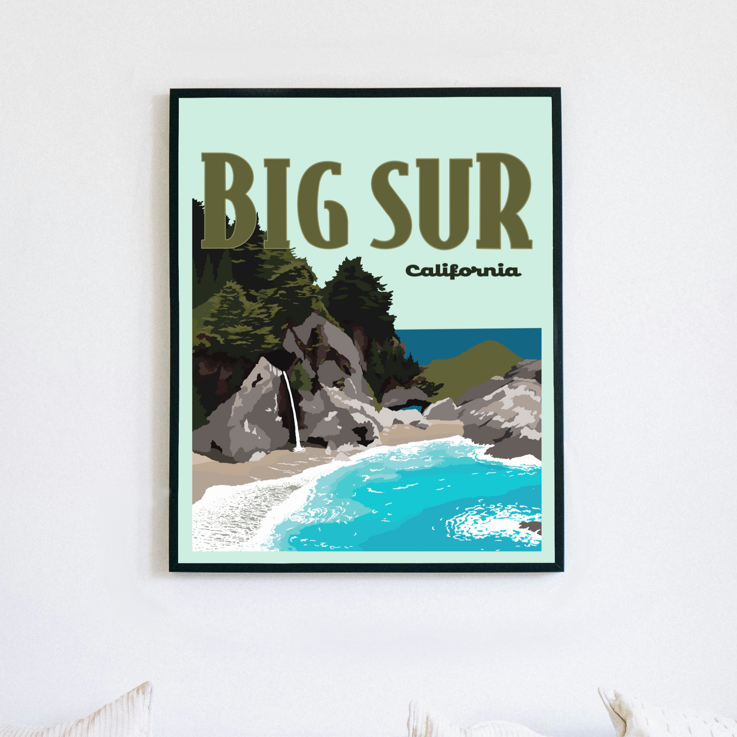 Big Sur California Poster Print