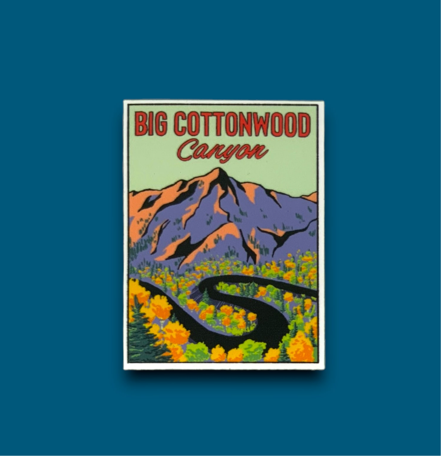 Big Cottonwood Canyon S Curve Stickers