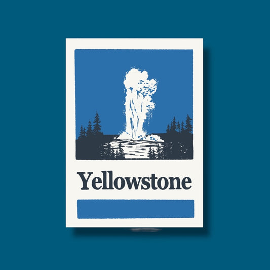Yellowstone Classic Sticker (Pack of 12)