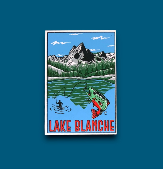 Lake Blanche Fishing Sticker