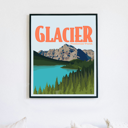 Glacier National Park Poster Print