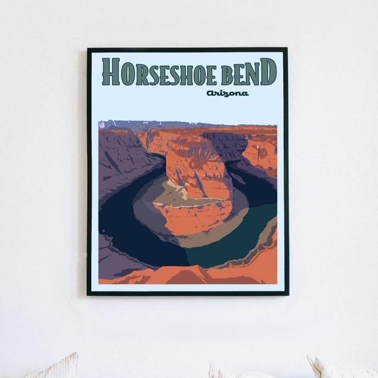 Horseshoe Bend Arizona Poster Print