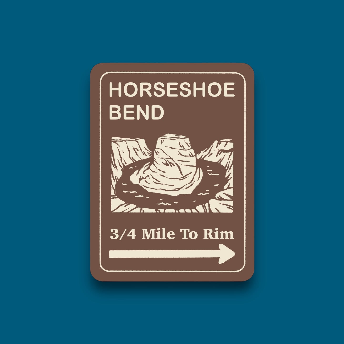 Horseshoe Bend Trailhead Sticker