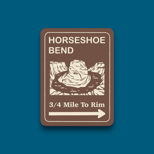 Horseshoe Bend Trailhead Sticker