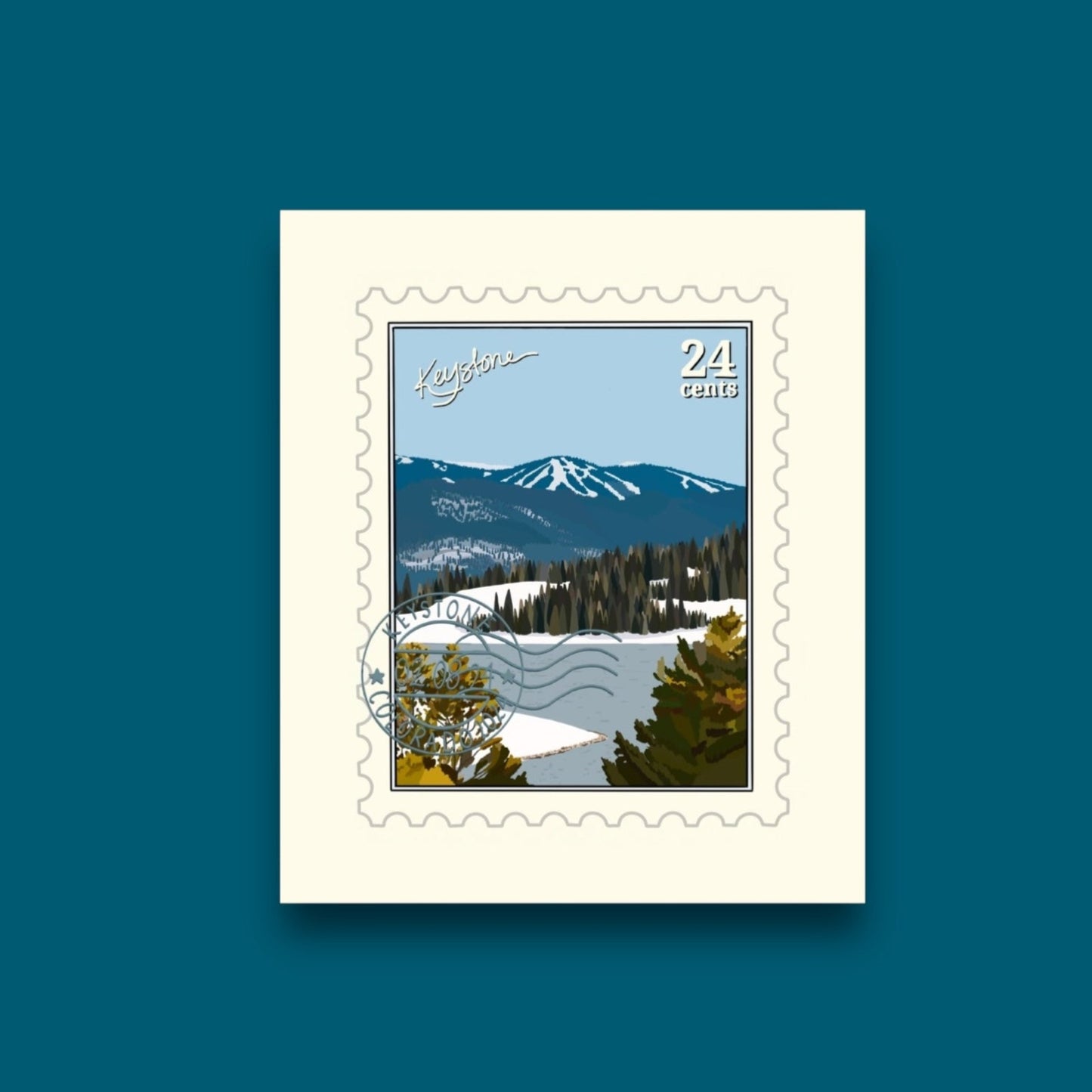 Keystone Colorado Stamp Sticker