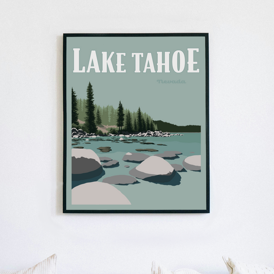 Lake Tahoe Nevada Poster Print