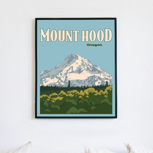 Mount Hood Oregon Poster Print