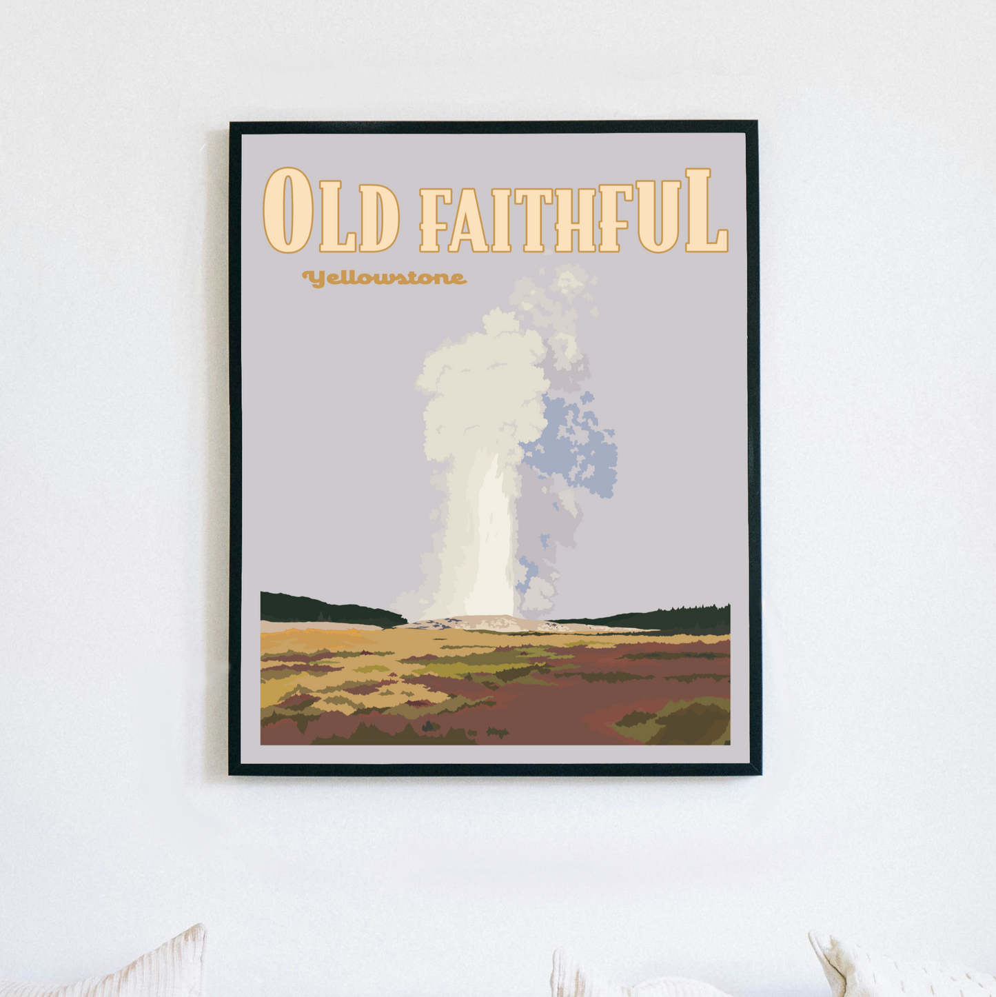 Old Faithful Yellowstone Poster Print