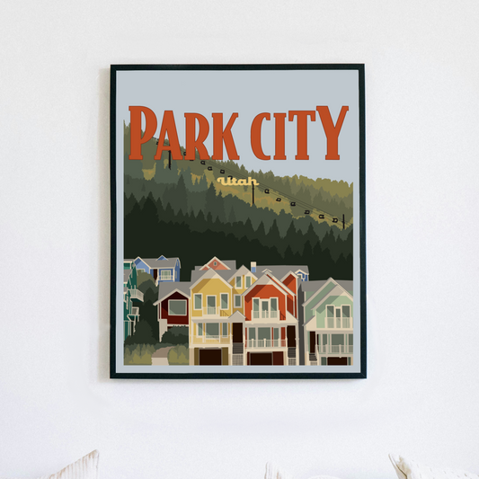 Park City Historic Main Street, Utah Poster Print