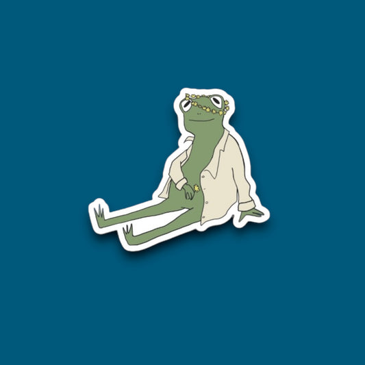 Tripping Frog Sticker (Pack of 12)