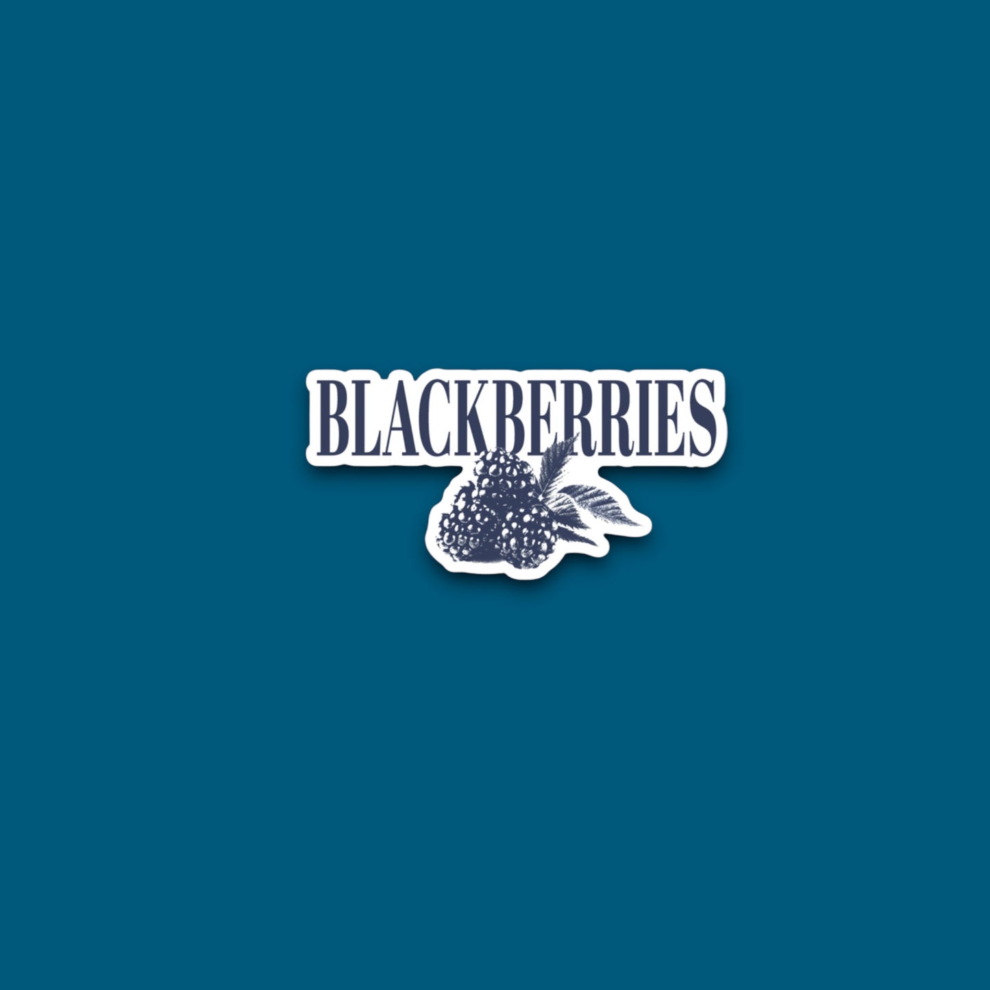 Blackberries Vinyl Sticker